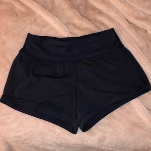Navy lululemon shorts